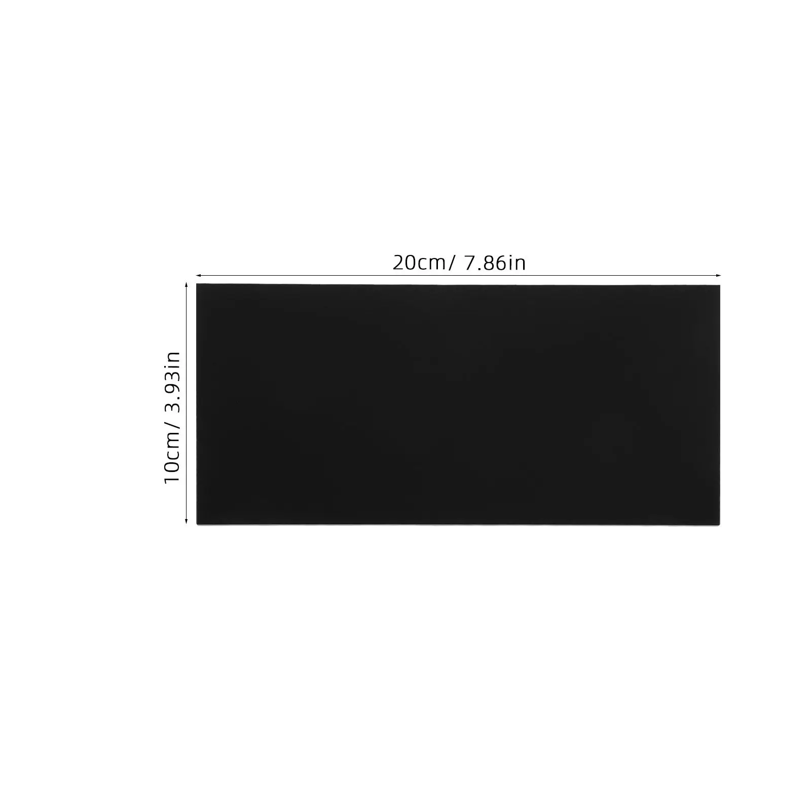 Acrylic Sheet 100x200mm Sturdy Solid Non Transparent DIY Acrylic Plate Craft Sheet for Home Decoration Display