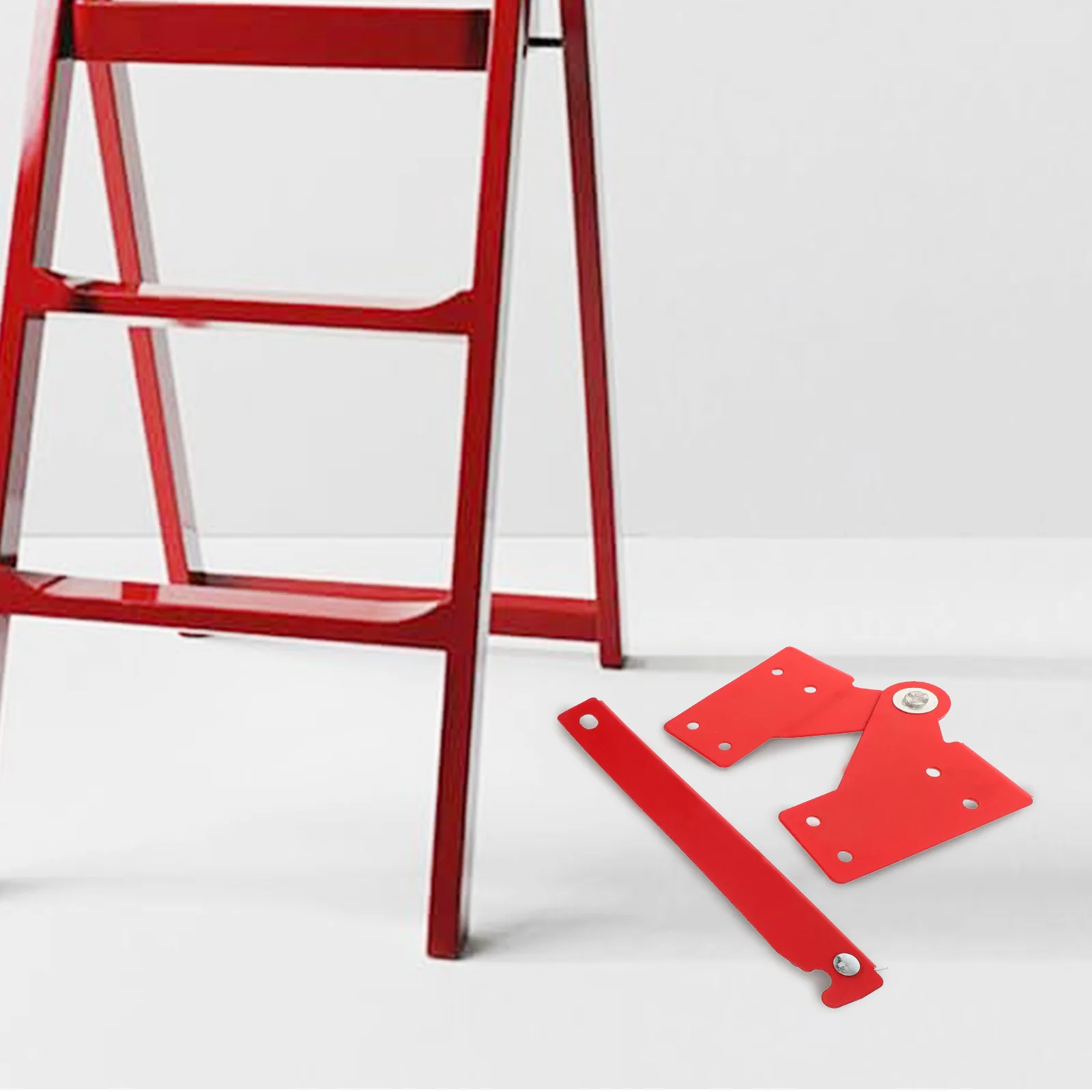 

1 set Aluminum Alloy Elbow Connection Parts Foldable Ladder Hinge Kit Lightweight Durable Attic Stairs Replacement Accessories