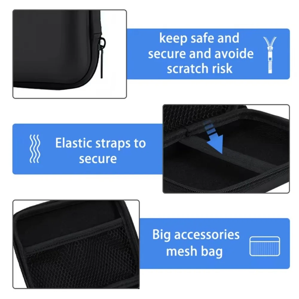 5.5inch Game Console Storage Bag Portable Multi-color Handheld Game Protective Case EVA Waterproof for GB300/FC/RG35XX