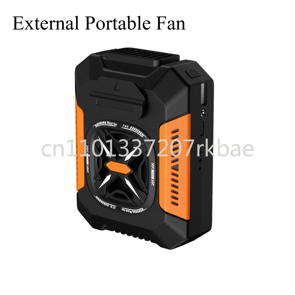 

Подвесной вентилятор на талии, наружная строительная площадка, кемпинг, специальный портативный мобильный USB-вентилятор с высоким ветром