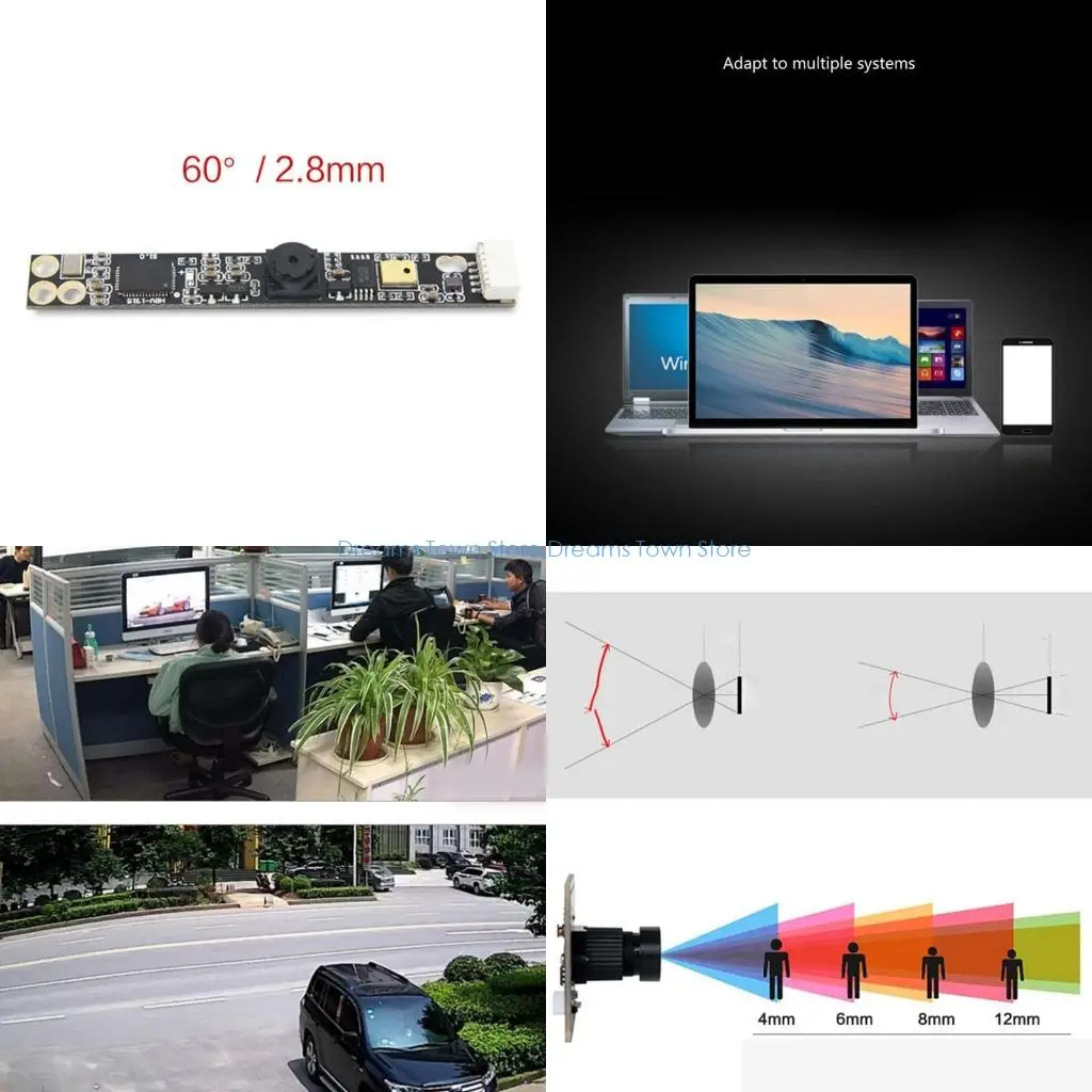 HX6A HM2057 Modul Kamera Video 2MP 60° USB FreeDriver 1600x1200 Papan MJPG/YUY2