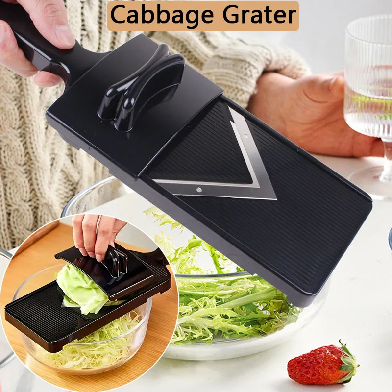 

1pc Multifunctional Vegetable Shredder Fruit And Vegetable Slicing Tool Cabbage Scraper Carrot Potato Slicer Kitchen Gadgets