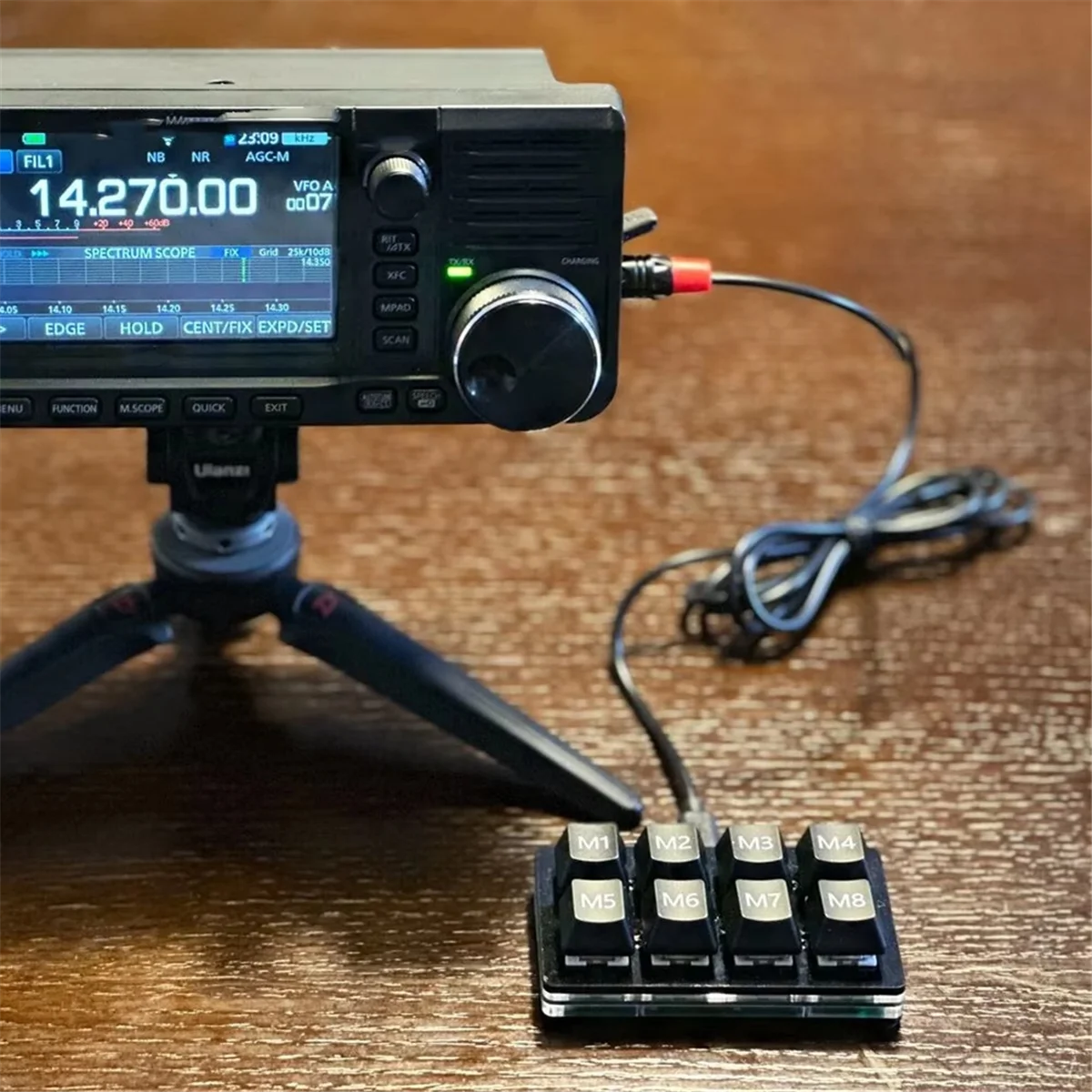 

2025+For IC-705/IC-7610, for SSB CW Storage Call Shortcut Control, for Other Radios That Support External Keypad