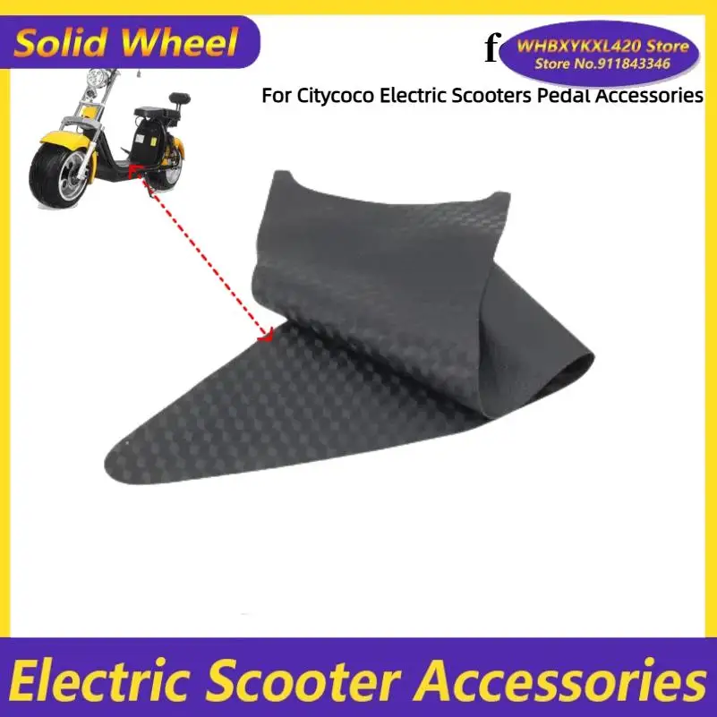 For Citycoco Electric Scooters Practical Anti-skid Rubber Leather Foot Pad New Pattern Pedal Accessories
