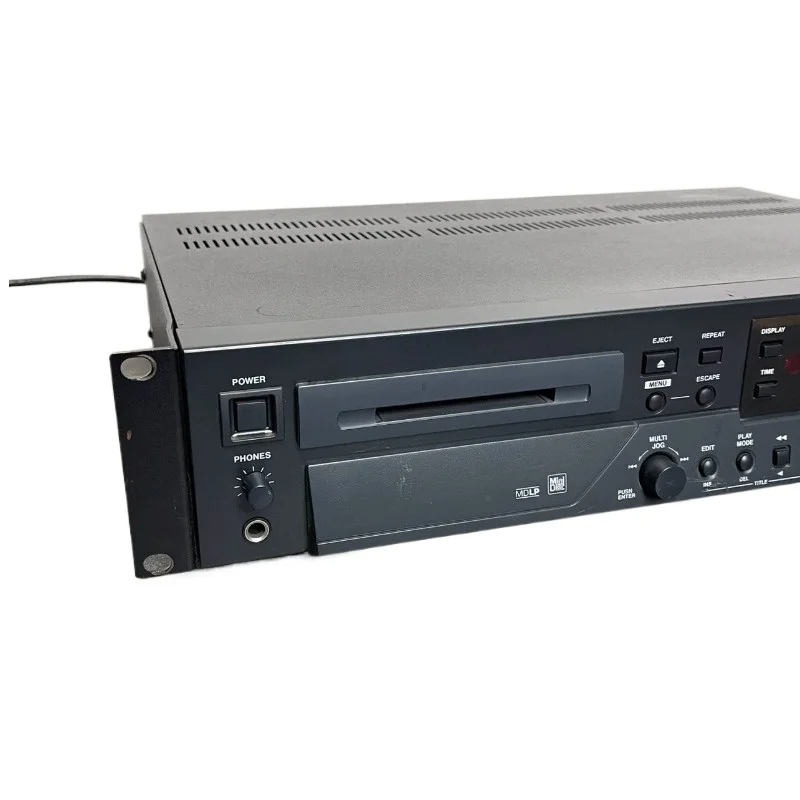 Used Rack Mount Mini Disc Player Balanced XLR Interface Professional Desktop Audio Player 220V Working Equipment