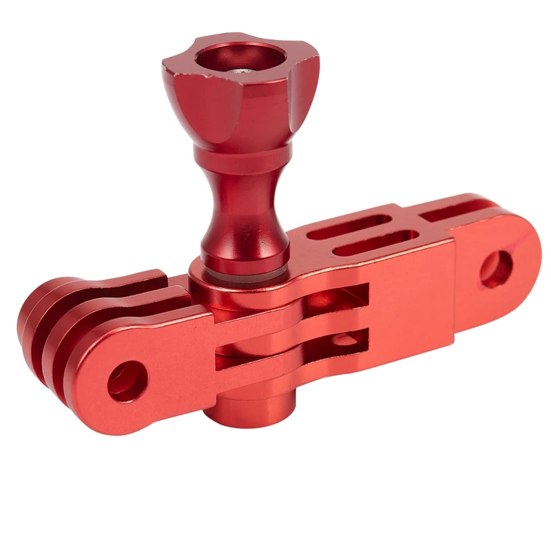 CNC Aluminium Alloy Three-Way Pivot Arm Mount Adapter For GOPRO Hero 1 2 3 3+ 4 5 Session/For XIAOMI Yi/SJ/Gitup Sport Camera