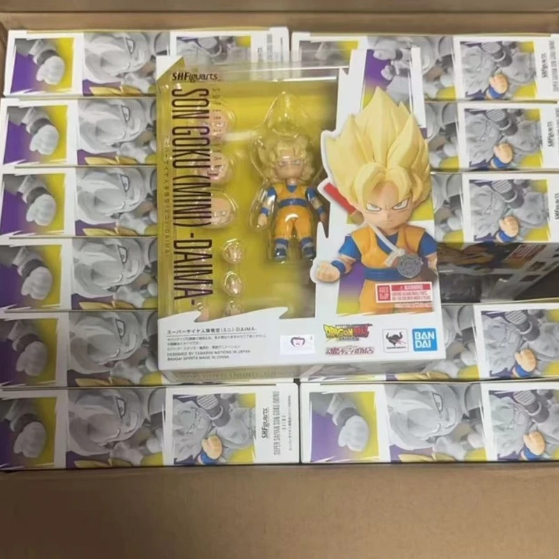 Na stanie Bandai Soul Limited Shf Dragon Ball Demon Mini Super Saiyan Sun Wukong Mobile Doll Collection Gift