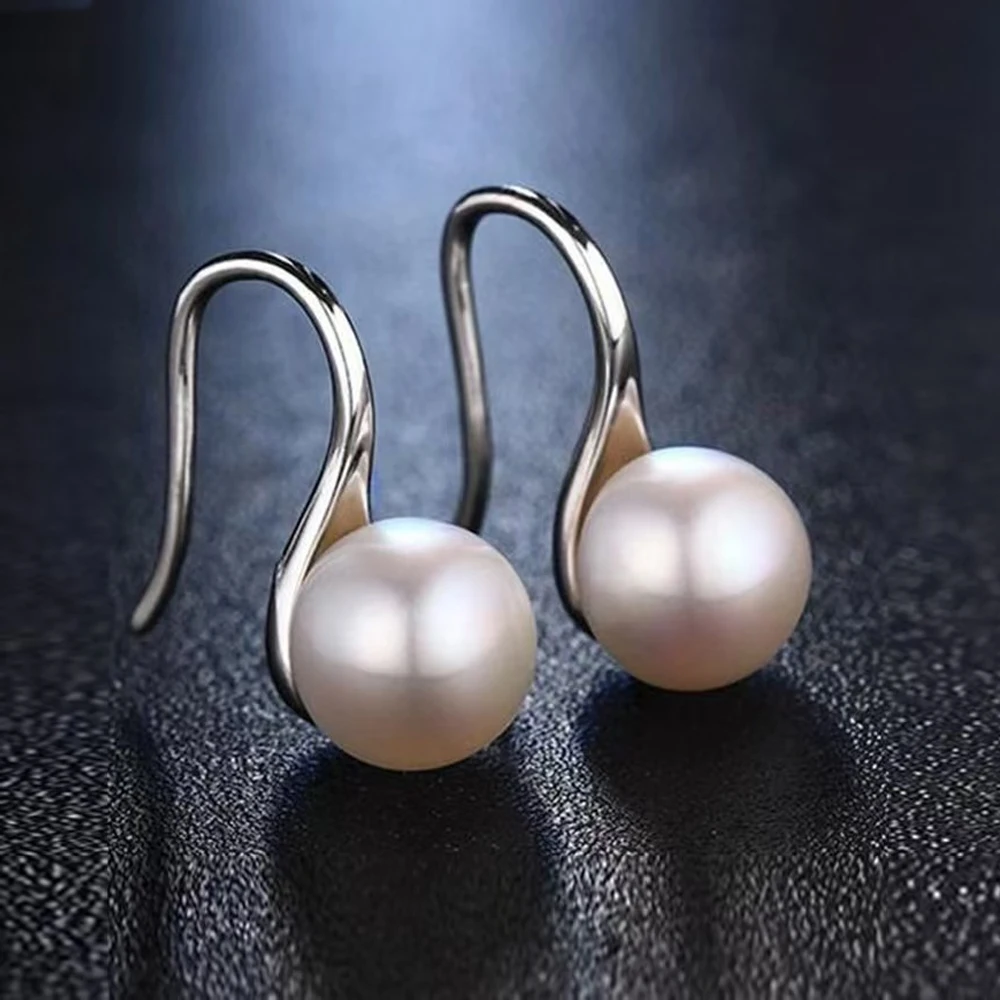 Fashionable And Elegant Imitation Pearl Women's Earrings, Small And Exquisite High-Heeled Shoe Earrings, Valentine's Day Gifts