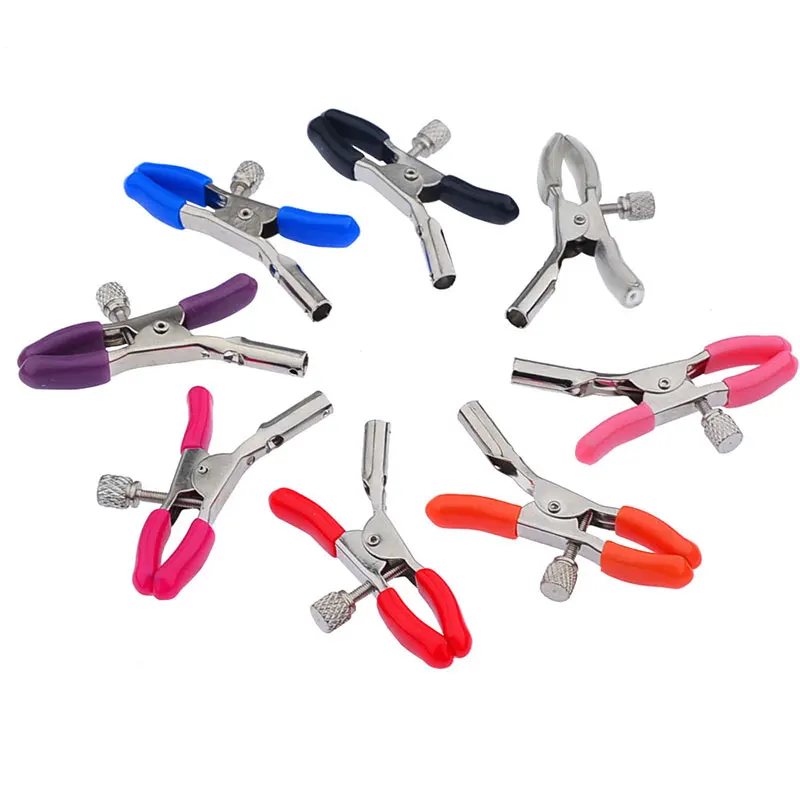 5PCS Clip erotiche per il seno stimolatore per capezzoli giochi per adulti giocattoli del sesso per coppie flirtare morsetti per capezzoli Clip in