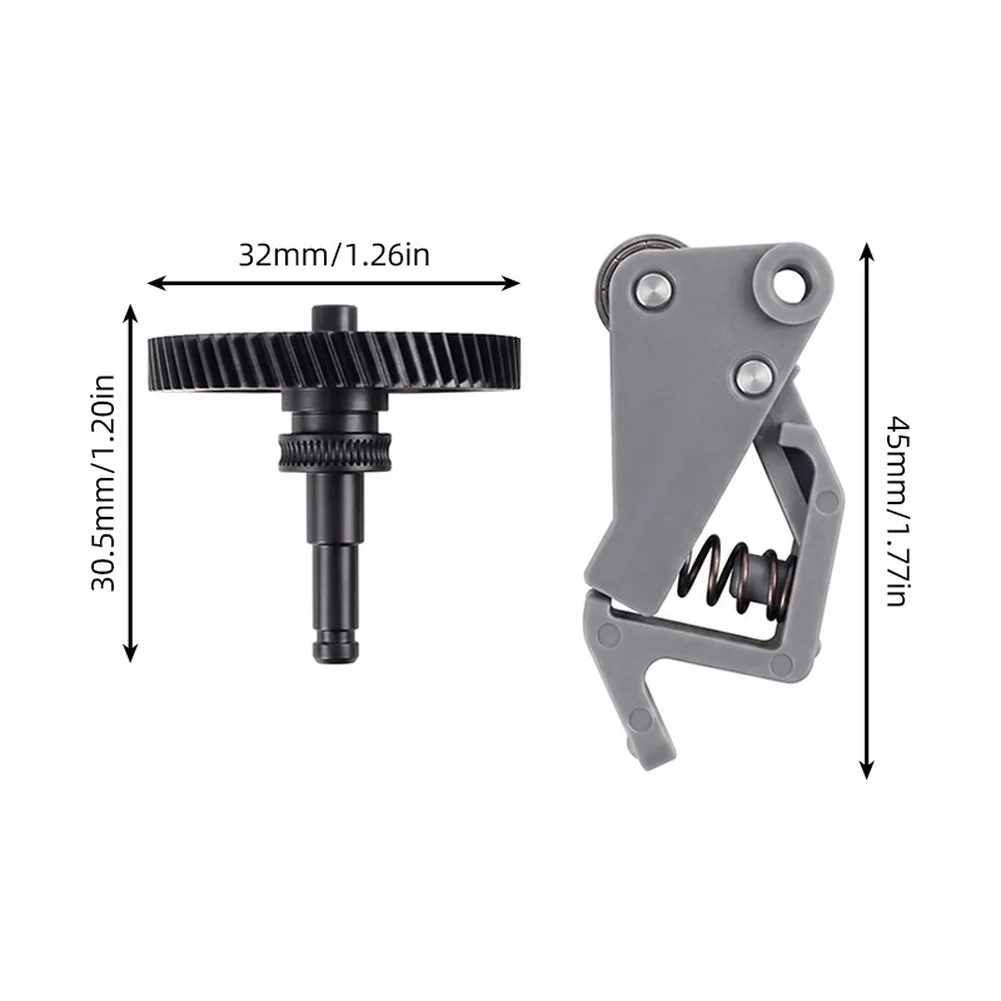 Gear Kit for Sparkx For i7 For 3d Printer Extruder Assembly Nanocoated Gears Resistant to High Temperature and Deformation