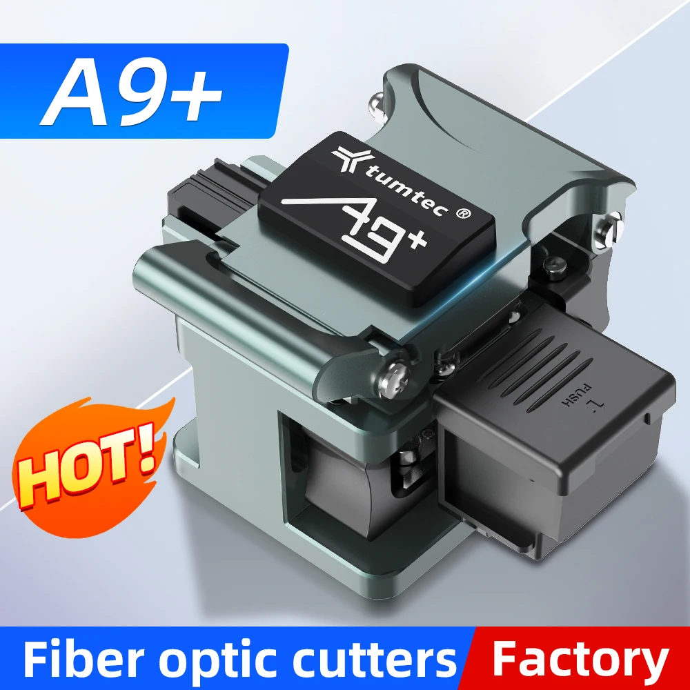 Tumtec-A9 High Accuracy Fiber Optic Cutter Designed for Cold Hot Fusion ≤ 0.5° Plane Angle Essential for Fiber Optic Equipment