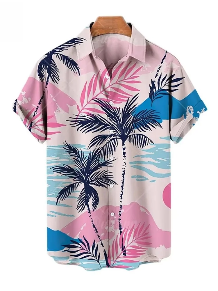 Мужская летняя гавайская повседневная