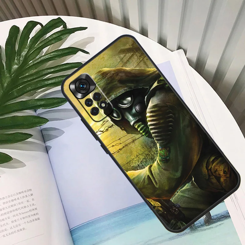 الجمجمة قناع واقي من الغاز فوندا ل Xiaomi Redmi ملاحظة 14 برو 10 11 12 13 11S 12S حالة ل Redmi 15 15C 14C 12C 10C 13C