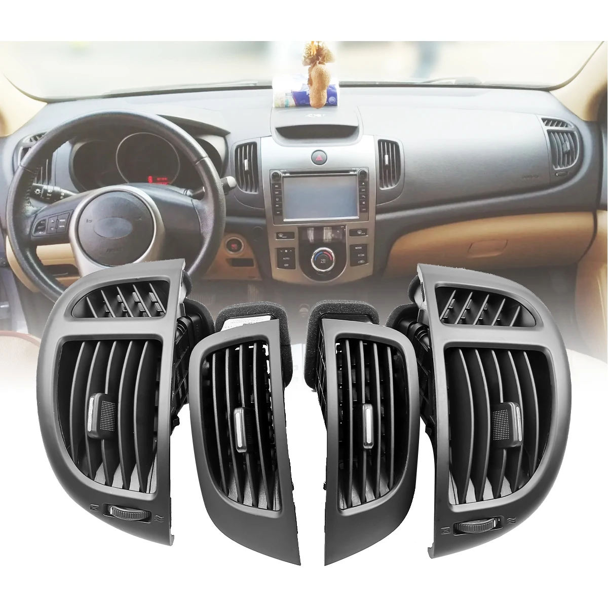 

Car Air Conditioner Outlet Vents for Kia Forte Cerato 2009 - 2017 Dash Vent 97430-1M000 97440-1M000 97480-1M000 97490-1M000