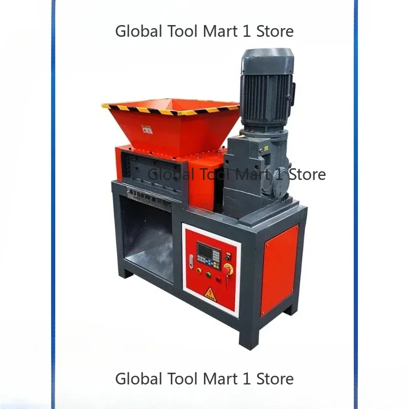 Do-mestic Small Mu-ltifun-tional Single/Double Axis Shr-edder Metal Ru-bber Wood Plastic Pap-er Cru-sher