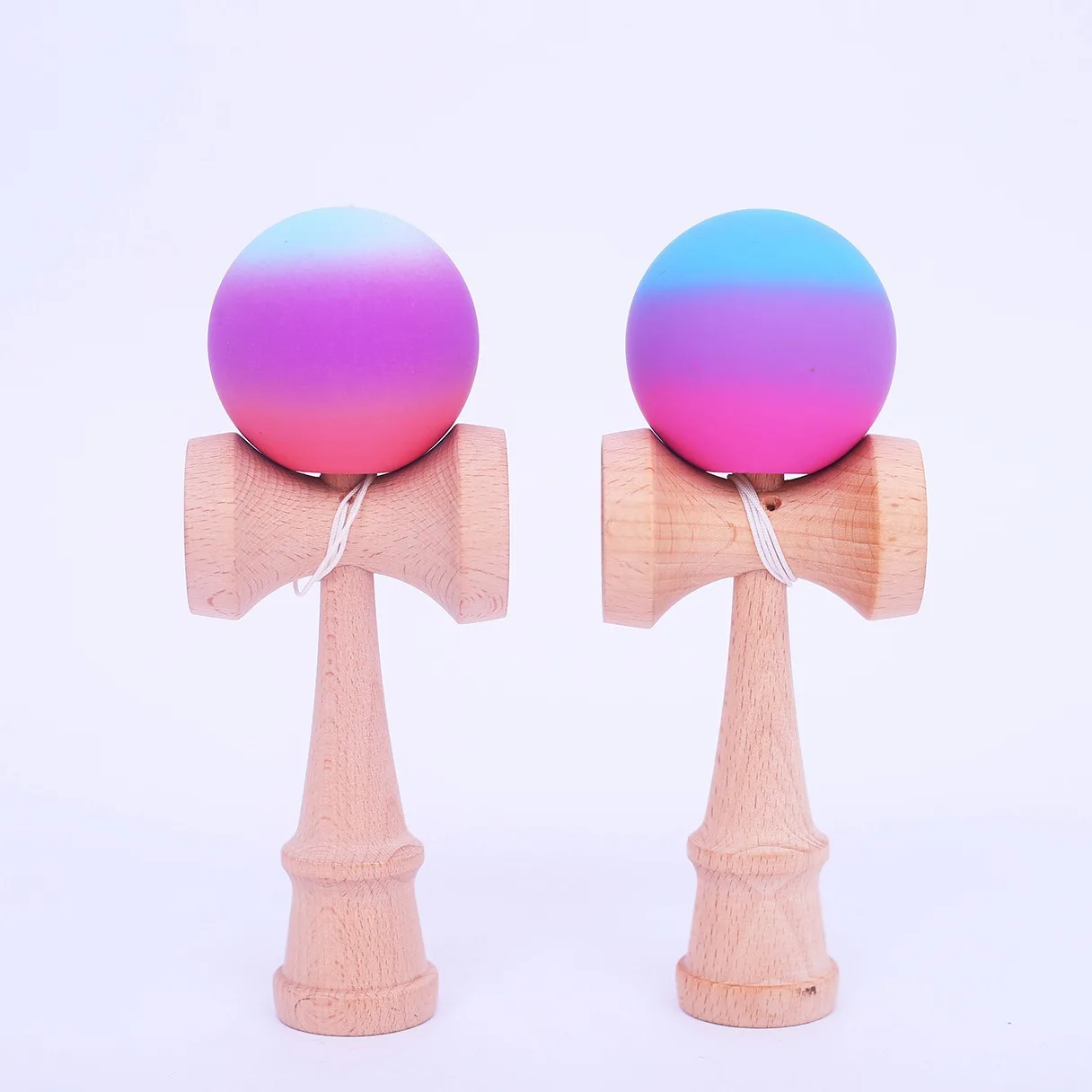 Colour Trick Ball Wood Kendama Toy Fitness Ball Train Eye-hand Coordination Fun Traditional Game Of Catching Ball Toy Gift
