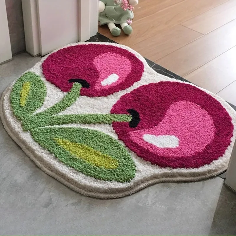 

Влагопоглощающий коврик для туалета, домашний коврик для прихожей, коврик для ног из искусственного кашемира, плюшевый ковер для ванной комнаты