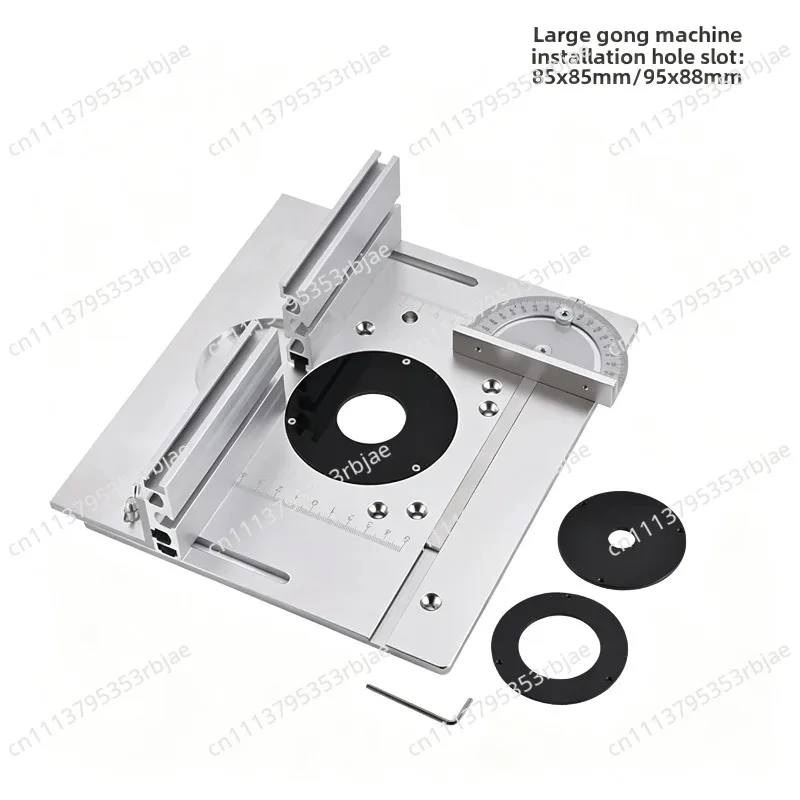 For Big  Machine Bakelite Milling Flip-chip Board Workbench Woodworking Engraving Countertop Chamfer Trimming Slotted Aluminum
