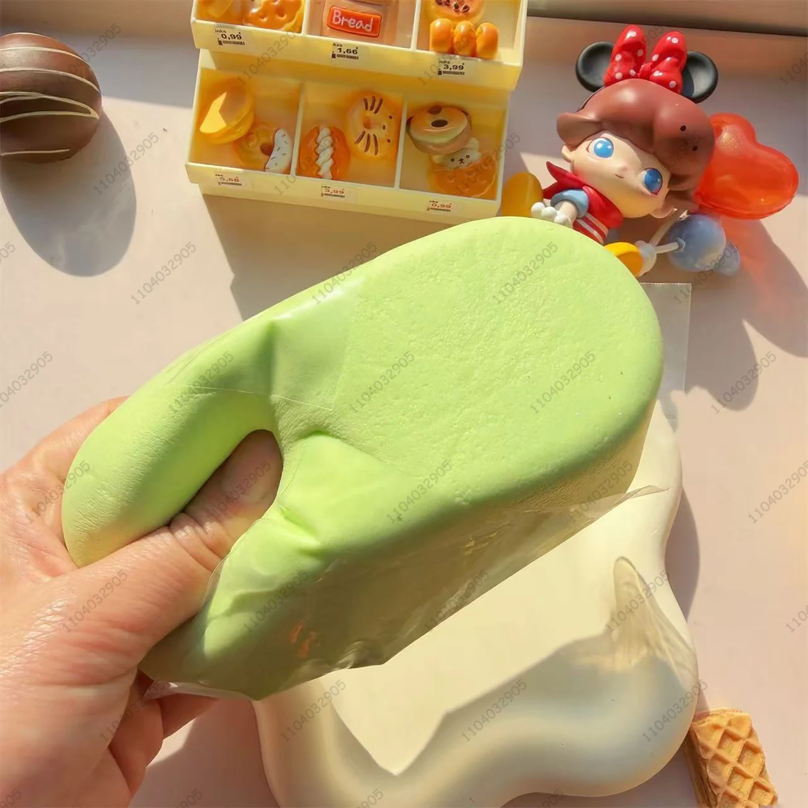 Rice Cake Moist Slow Rising Squishy Toy Multi-color Soft Rice Cake Fidget Toys for Kids and Adults AMSR Sensory Anti Stress Gift