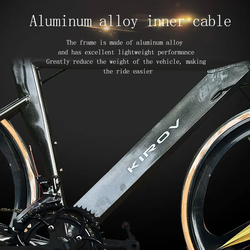 16/20speed Break wind Aluminum alloy frame Road Bicycle Double disc brake Internal wiring racing bike Customizable speed changes