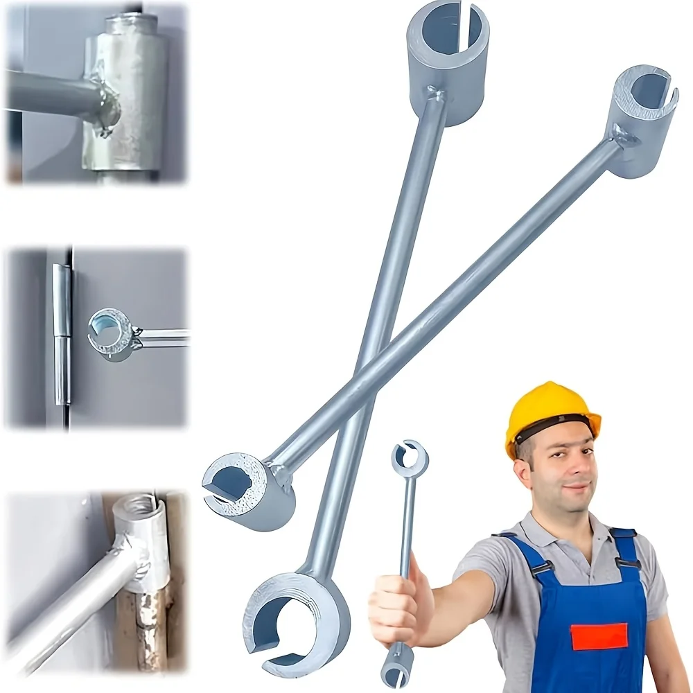 Door Hinge Adjustment Tool, Hinge Gap Adjustment Wrench, Solid Structure Steel Hinge Bender, Heavy-Duty Hinge Gap Adjustment