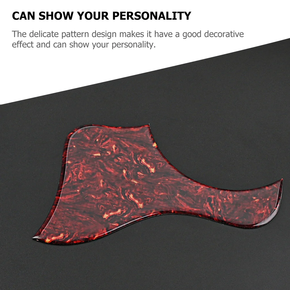 

Delicate Pattern Scratch Resistant Self-Adhesive Impact Protection Plate Acoustic Guitar Protective Board Durable
