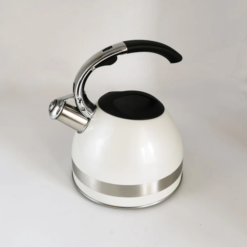 2.5L Stainless Steel Whistling Tea Kettle Food Grade Stainless Steel Tea Pot with Handle