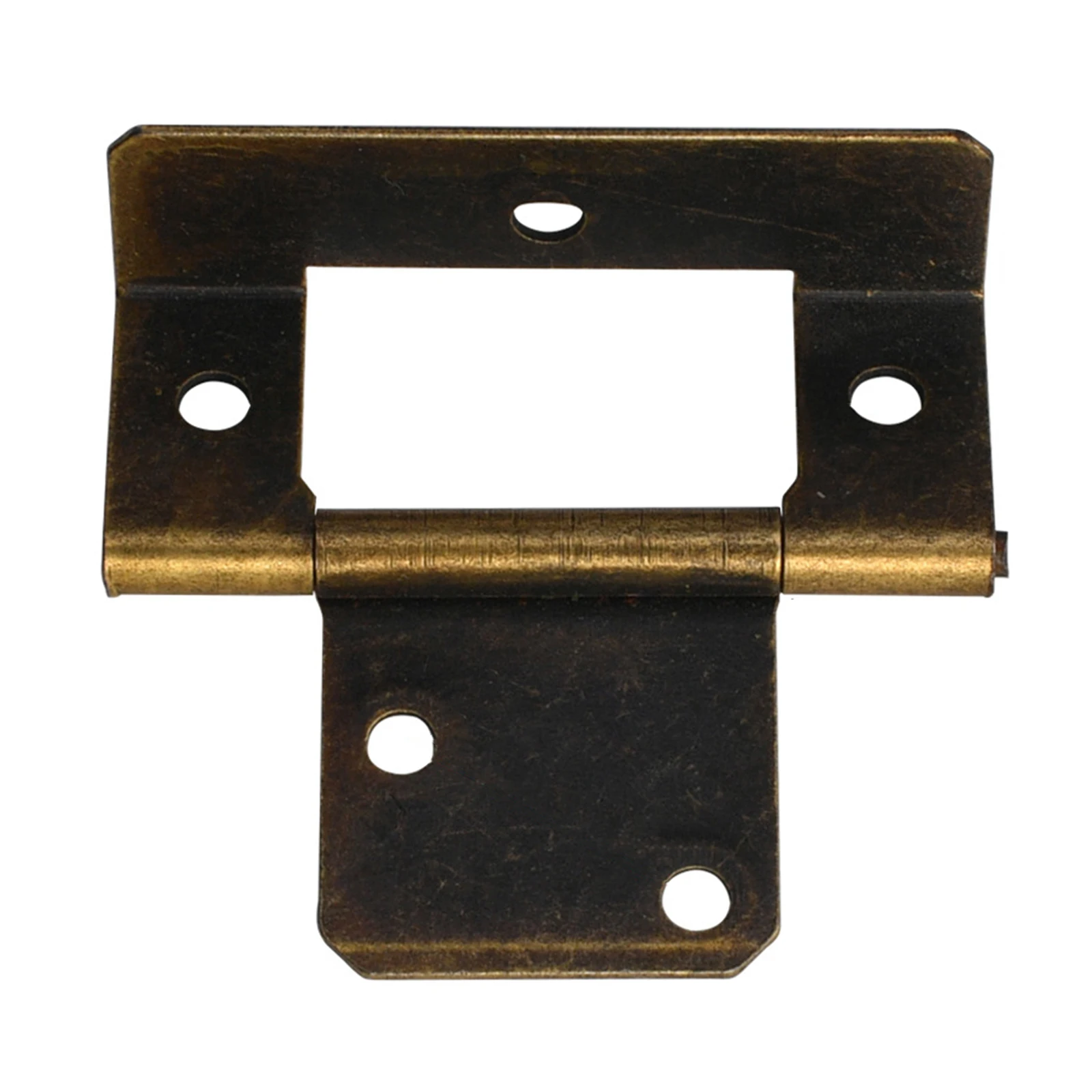 Classic Folding Hinge for Cupboards in Retro Style Robust Iron Material Guarantees Durability with Simple Installation