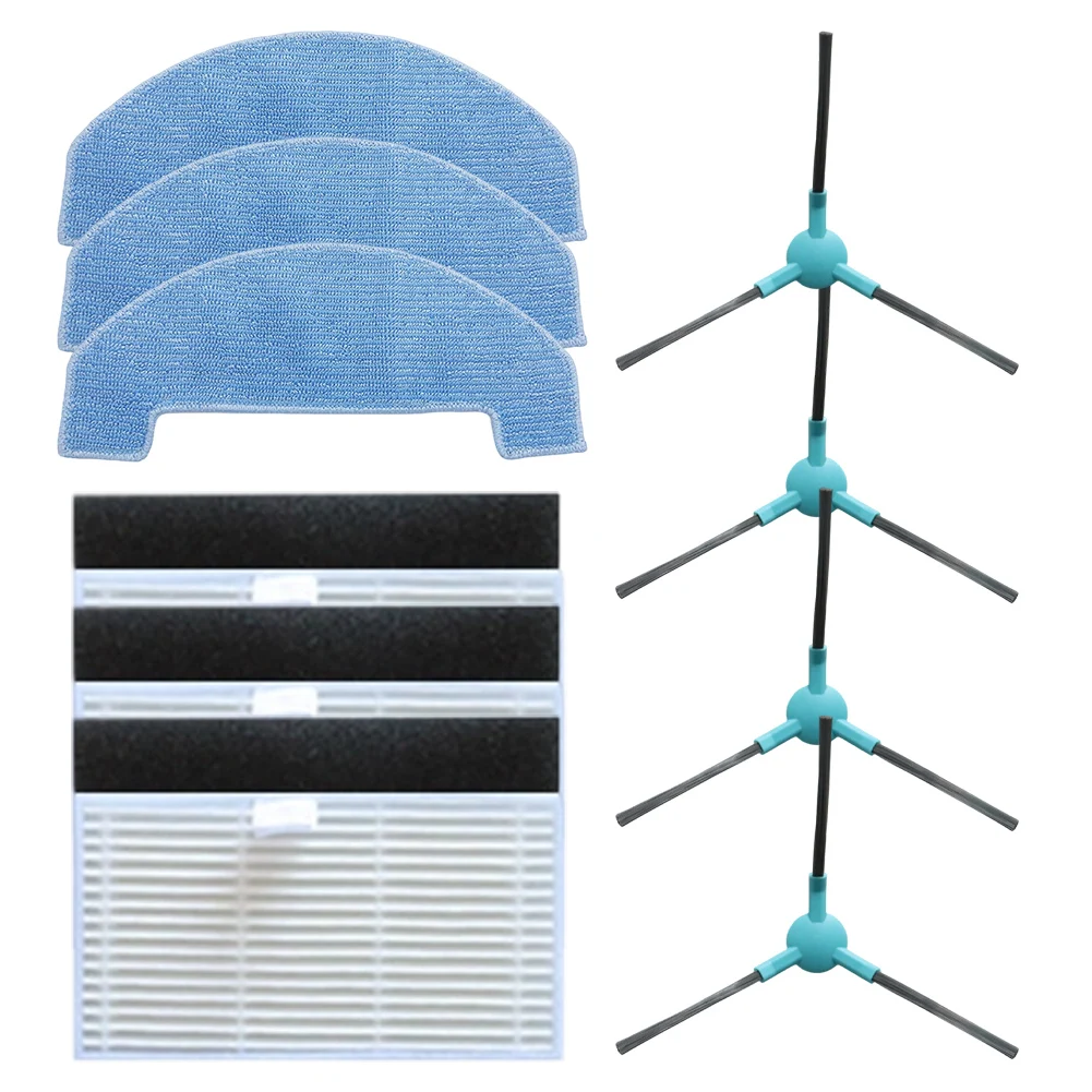 Szczotka boczna Ściereczka do mopa Zestaw filtra HEPA do Ultenic Do T10 Lite Zamiatarka podłogowa Odkurzacz Sprzęt do czyszczenia domu Akcesoria