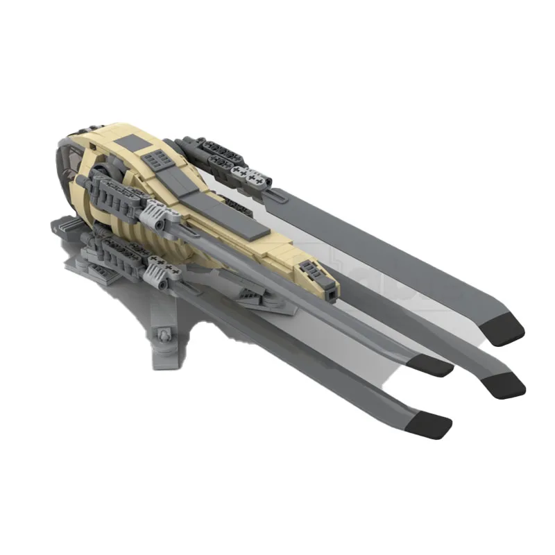 

MOC-215361 New Space Flapping Wing Aircraft Building Block Model, 865 Pieces, Boys' and Children's Birthday and Christmas Toy