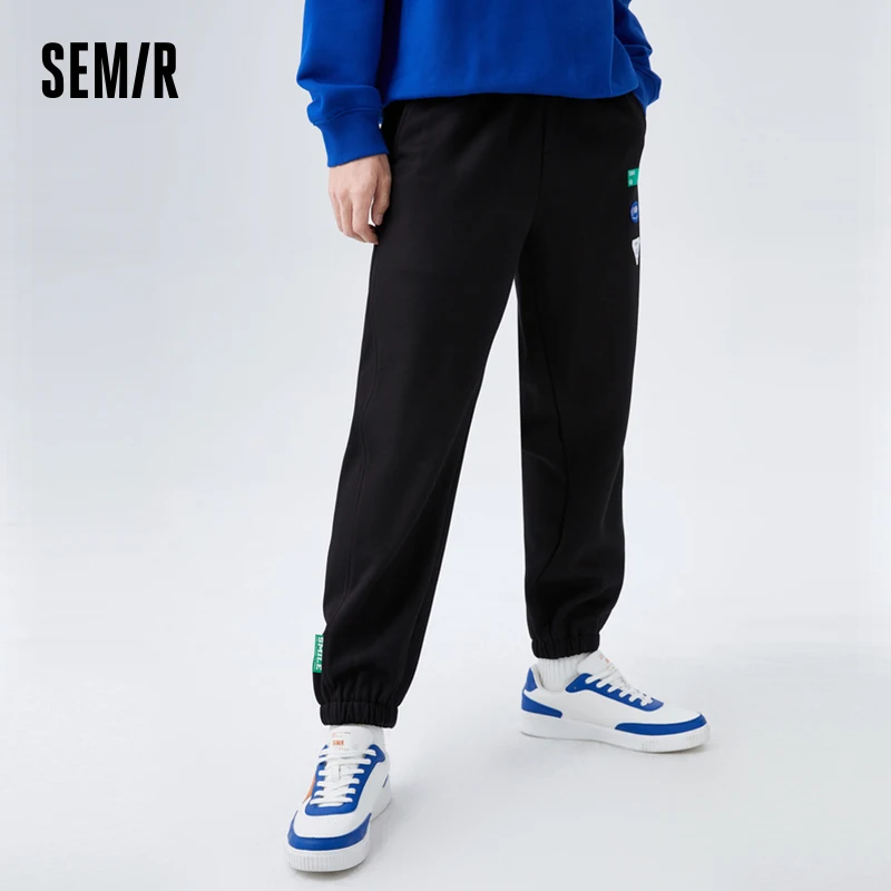 Semir Casual Pants Men Winter Classic Style Simple Comfortable Multi-Color Woven Label Fashionable Fit Leggings Trousers