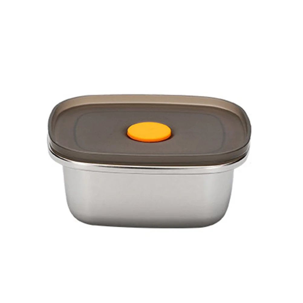 

250 Ml Stainless Steel Lunch Box Food Container Crisper Plastic Student Picnic Office School Kitchen Bar