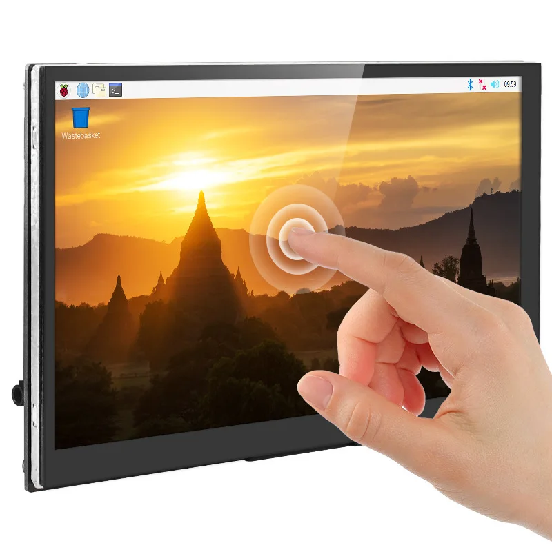 Raspberry Pi 5 4B 3B 7 Inch Display Screen HDMI Touch Screen With Speaker For Jetson Nano