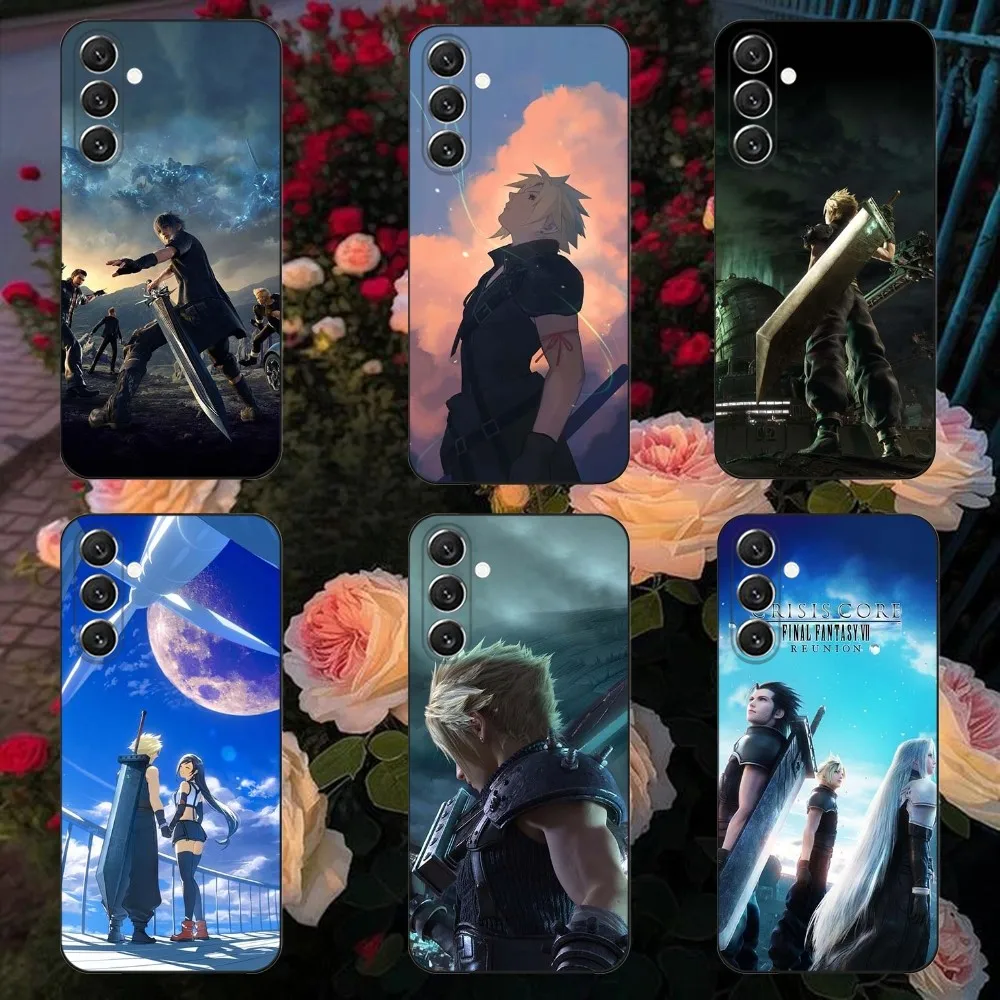 Final F-Fantasy-VII  Phone Case For Samsung Galaxy A13,A21s,A22,A31,A32,A52,A53,A71,A80,A91 Soft Black Cover