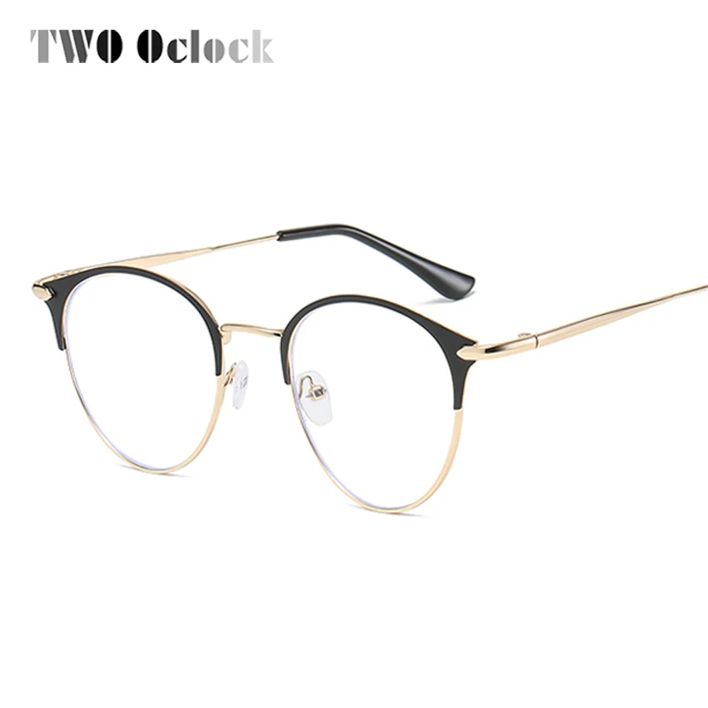 2026 Retro Eyeglass Frame For Women Luxury Brand Myopia Optical Medical Glasses without Graduation Metal Eyewear Male Spectacle