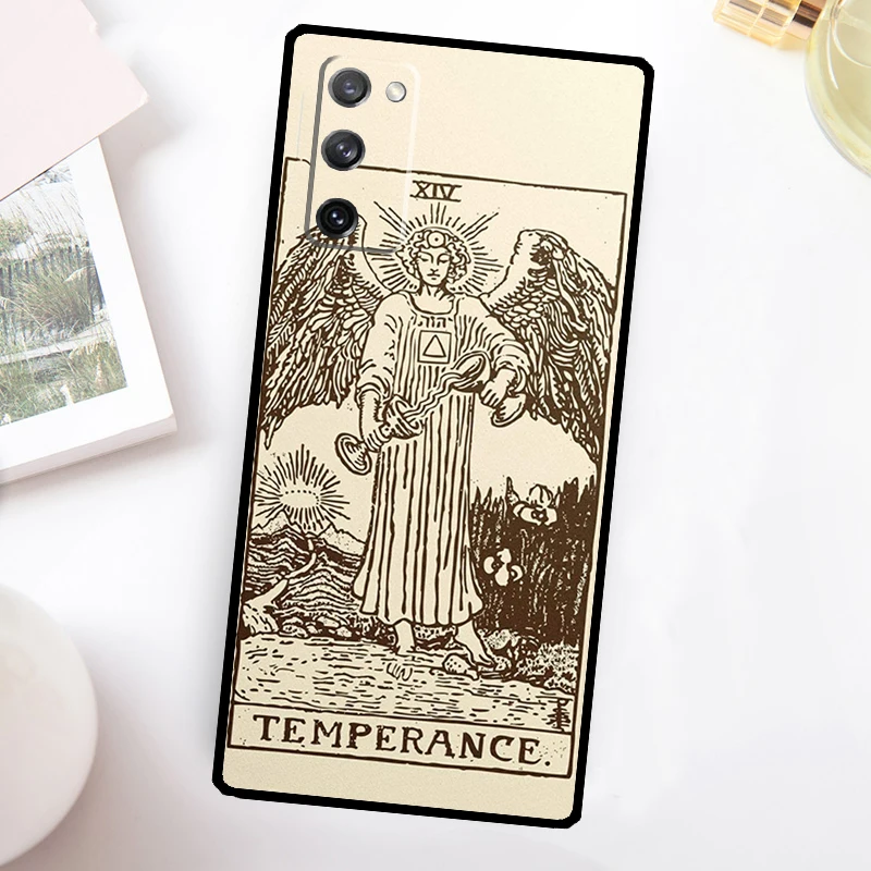 Tarot Card Astrology Sun Moon Case For Samsung Galaxy S24 S23 S22 Ultra S21 S20 FE Note 10 Plus Note 20 S8 S9 S10 Cover