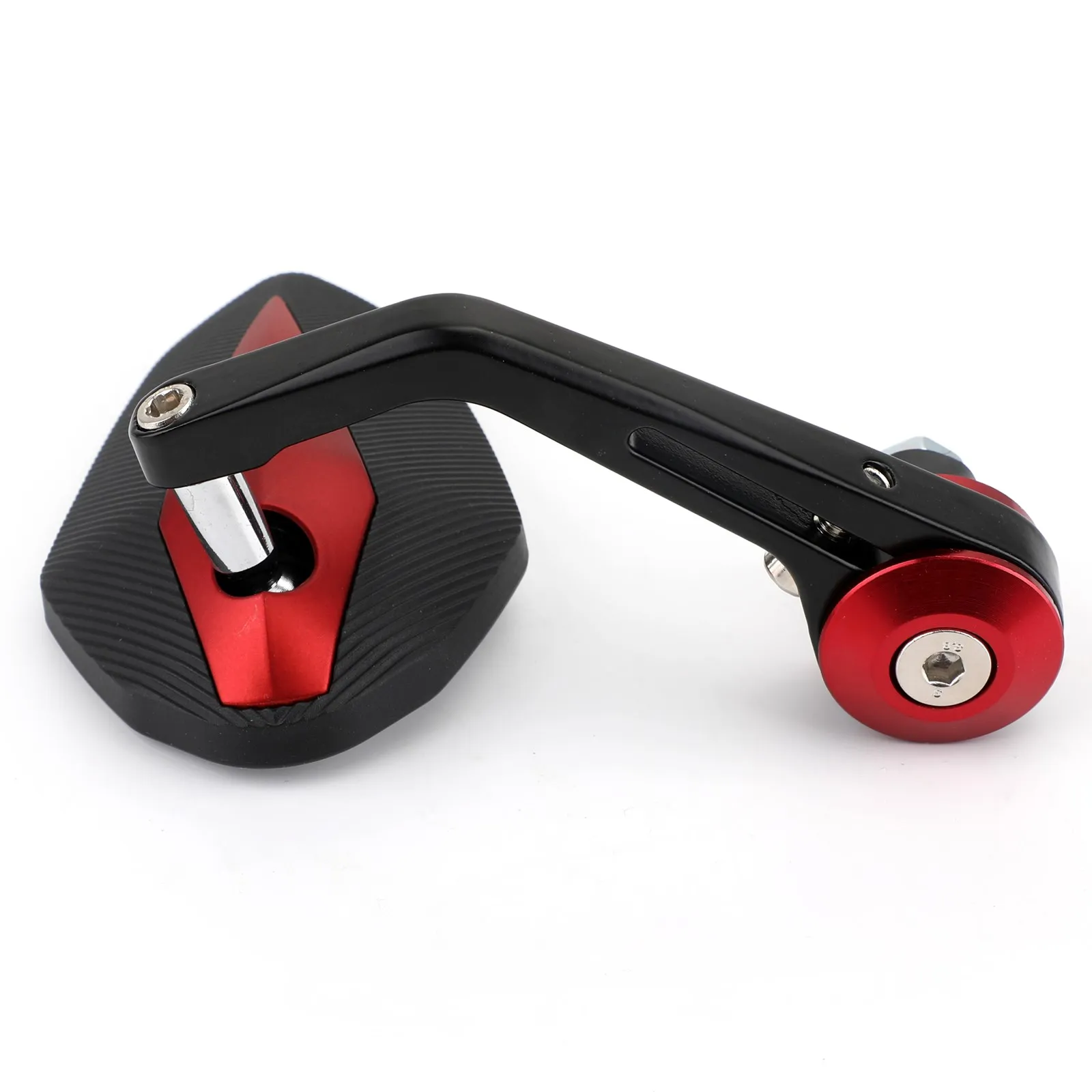 أسود أحمر دراجة نارية رياضية 7/8 "مقود نهاية المرايا لياماها R1 YZF R6 هوندا CBR600RR #3