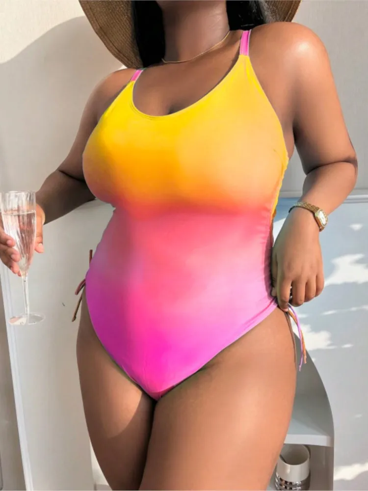 

Цельный купальник больших размеров с высокой талией, женский купальник с эффектом пуш-ап, большой размер, летний купальник Mujer, большой размер, комплекты бикини с контролем живота