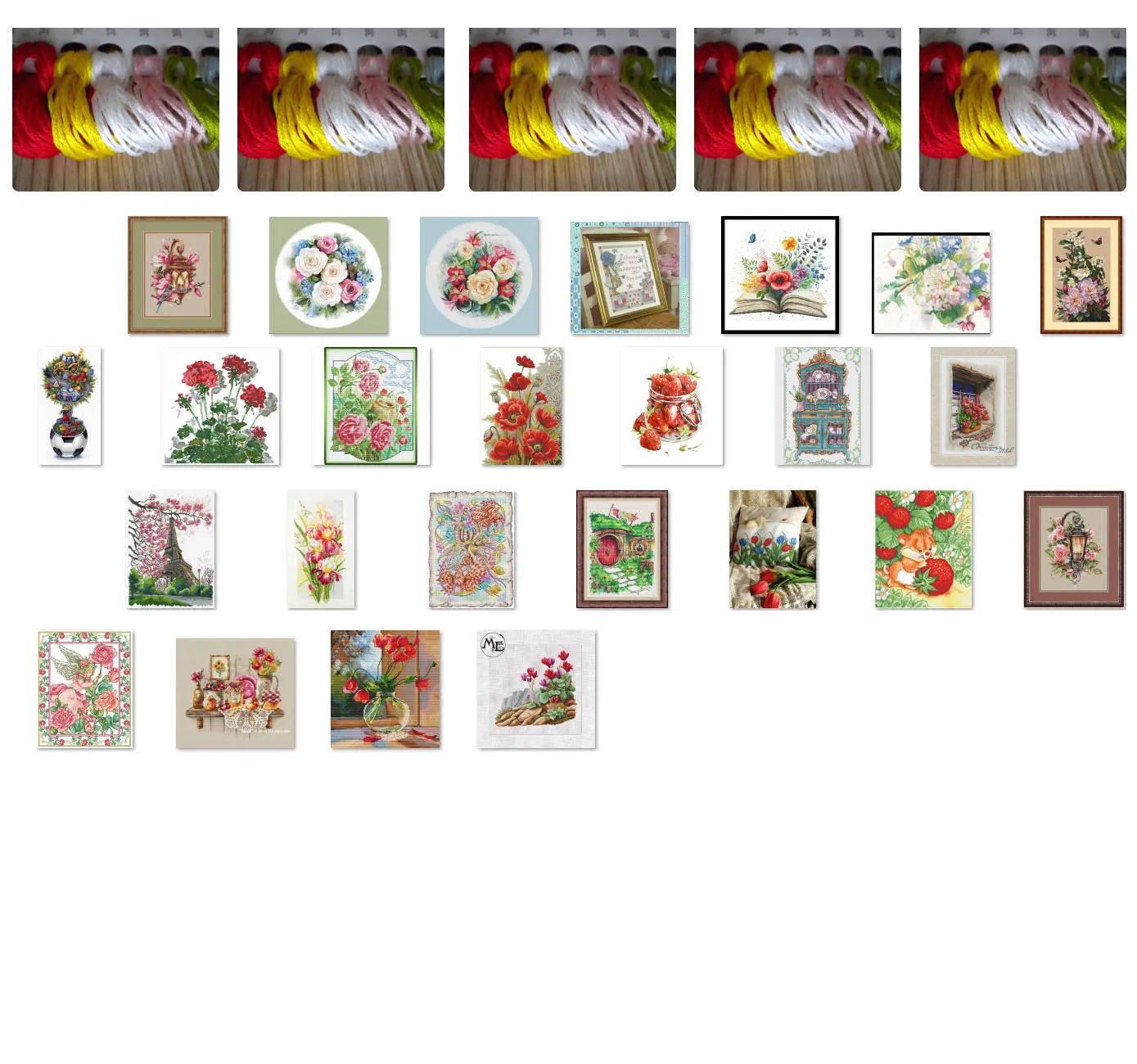 

Cross Stitch Kit DIY Set Beautiful Storage Shelves 40-38 Decoration Cross Stitch Set New Crafts Handmade Embroidery