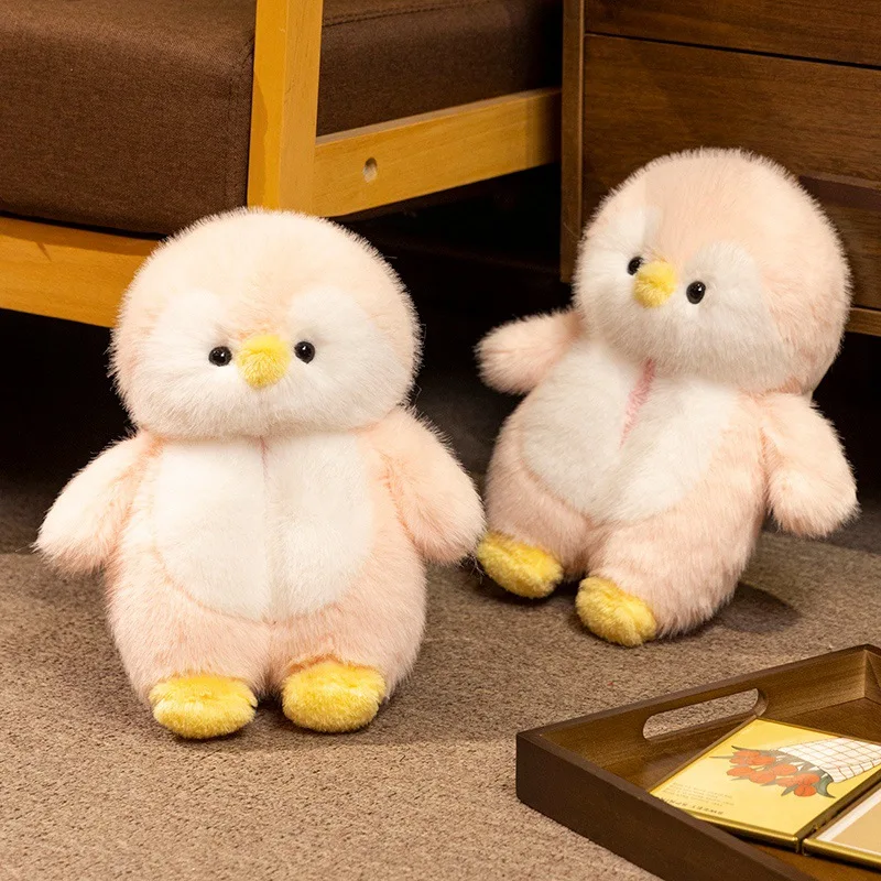 Lovely cartoon penguin slippers woman home keep warm shoes winter womens animal fur slides fluffy indoor slipper lady room scuff