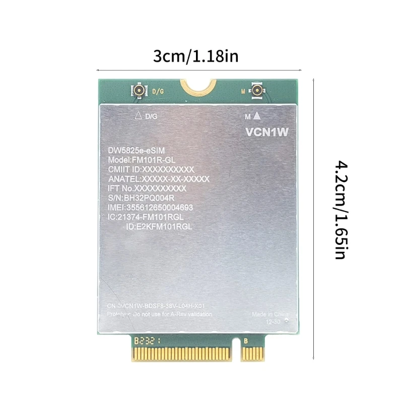 Q22A High Performances 4G Networking Adapters Plastic for 5450 Laptop Connectivitys