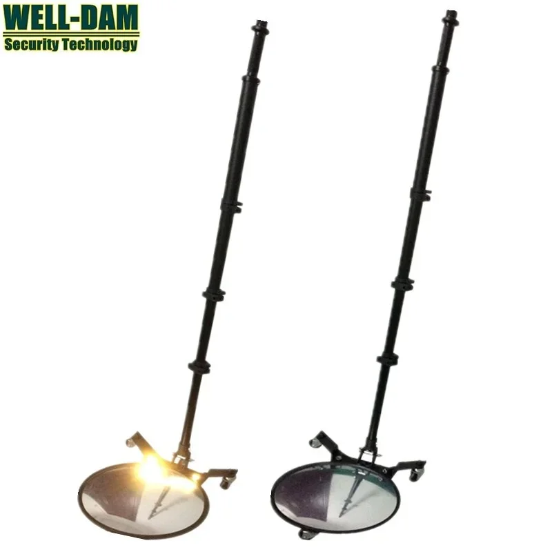 WD-MK under vehicle search mirror under car checking mirror undercarriage inspection mirror with led light