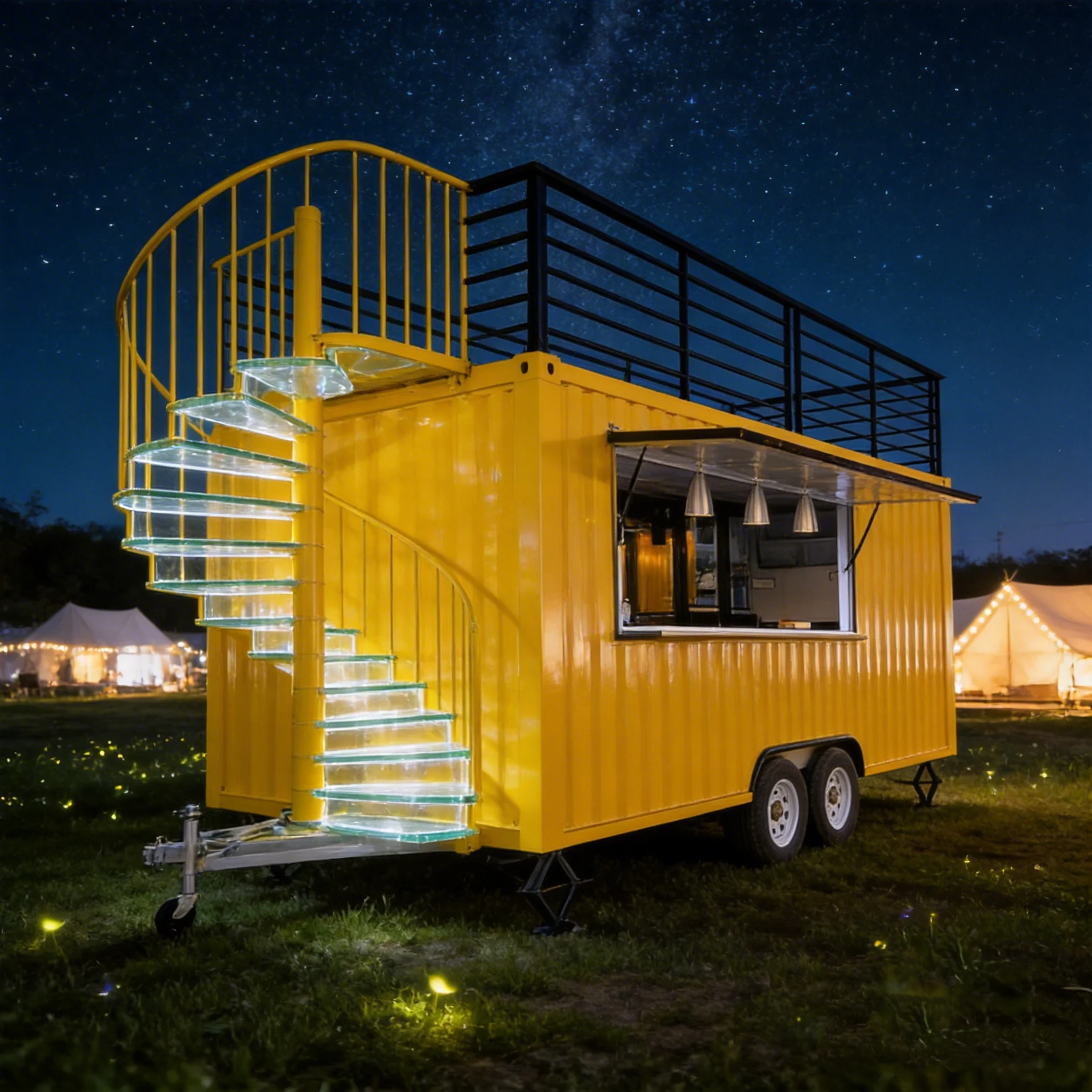 

CE Approved 20ft Shipping Container Restaurant Coffee Shop Mobile Kitchen Food Trailer Fully Equipped Food Truck Cafe Bar