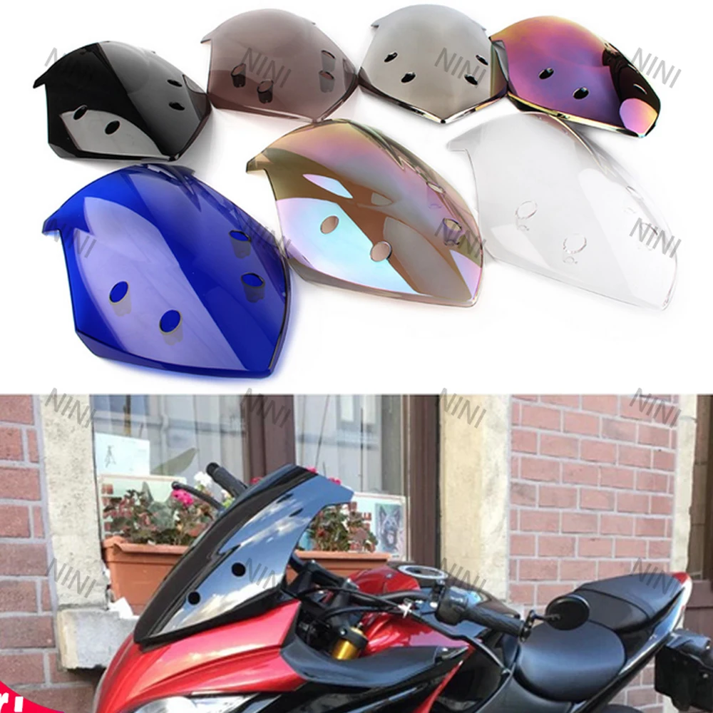

Motorcycle For SUZUKI GSX-S GSXS 1000F GSXS1000F 2015-2020 WindScreen Accessories Fairing Deflector Double Bubble Windshield