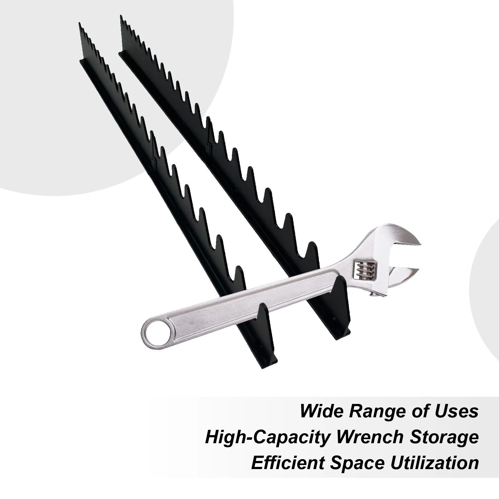 

Магнитный держатель для гаечных ключей, органайзер, сверхмощная стойка для хранения инструментов для ящика, шкафа, гаража, мастерской, механики, домашней организации