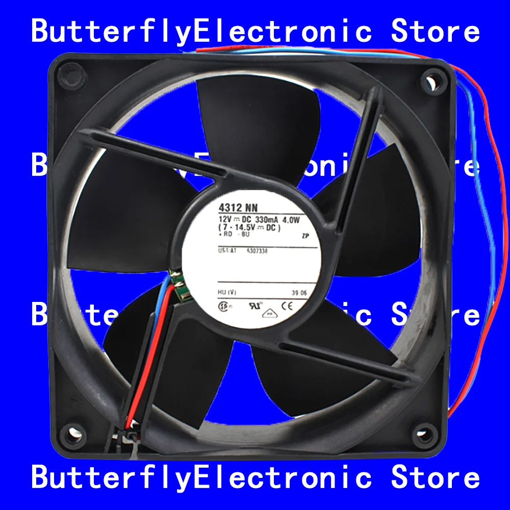 

НОВЫЙ ОРИГИНАЛЬНЫЙ ВЕНТИЛЯТОР 4312NN 4312 NN 12 В постоянного тока 4,0 Вт 12032 12 СМ 120*120*32 ММ