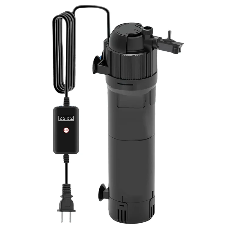 

ABKY-Aquarium Filter With Dual Mode Flow And Direction, Fish Tank Cleaning Pump, US Plug HCF-713