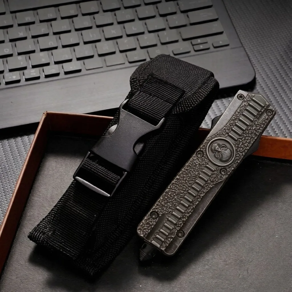 Heavy Duty Utility Knife, Premium Multi-Function Box Cutter. Comes in a Luxury Gift Box, Includes 10 Extra Blades & Nylon Sheath