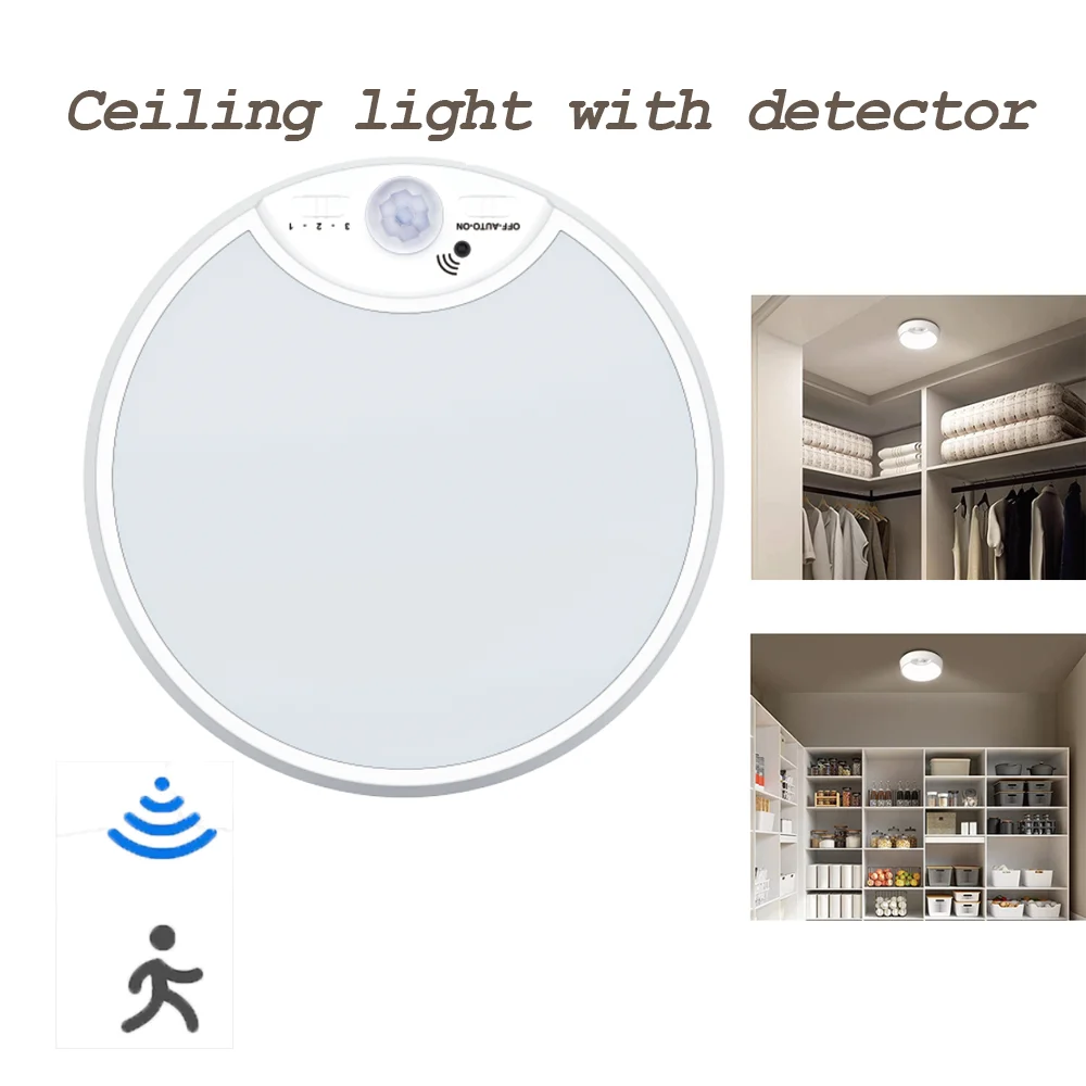 Detector Led Light Usb Charging Cabinet Lamp for Bedroom Kitchen Stair Hallway Easy Installation