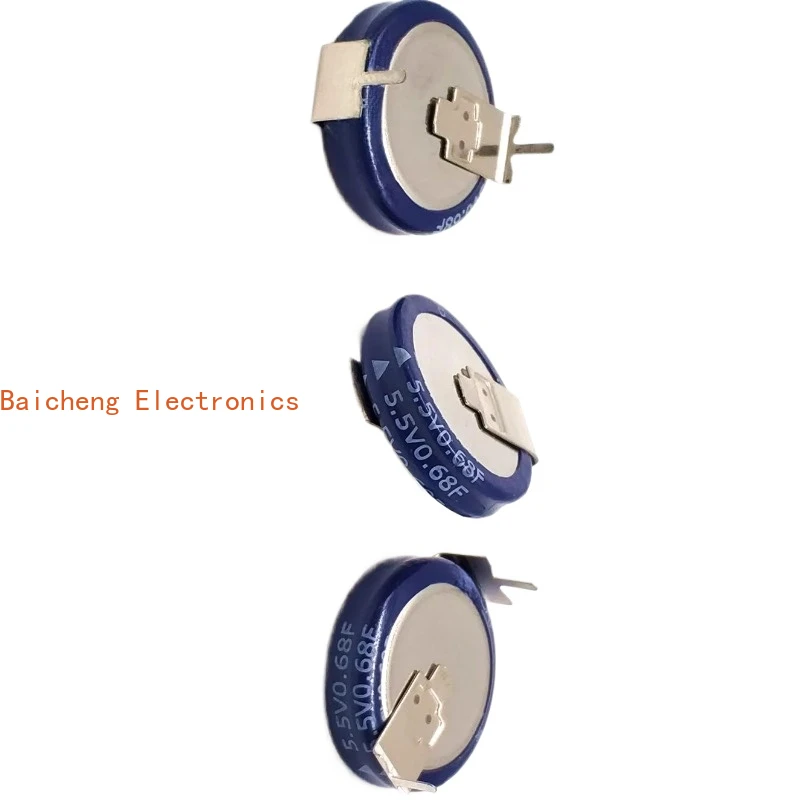 10PCS 5.5V0.68F H-type solder leg 0.68F button Capacitor SE-5R5-D684VY